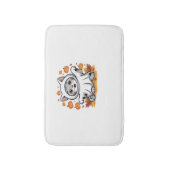 Kitten als Geist zu Halloween Classic T- Badematte (Vorderseite Vertikal)