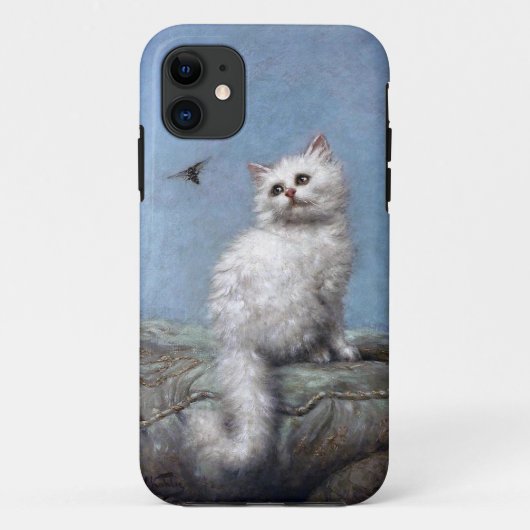 Kitten and Bee, Carl Kahler Case-Mate iPhone Hülle (Rückseite)
