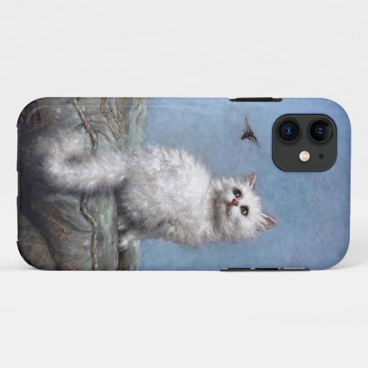 Kitten and Bee, Carl Kahler Case-Mate iPhone Hülle (Rückseite (Horizontal))