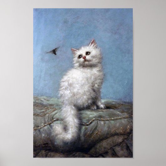 Kitten and Bee, Carl Kahler Poster (Vorne)