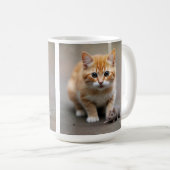 Kitten and Mouse Kaffeetasse (VorderseiteRechts)