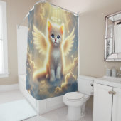 Kitten Angel Duschvorhang (Beispiel)