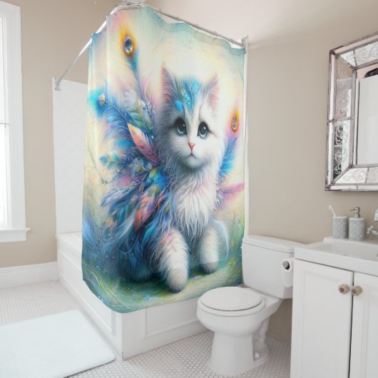 Kitten Art Duschvorhang (Beispiel)