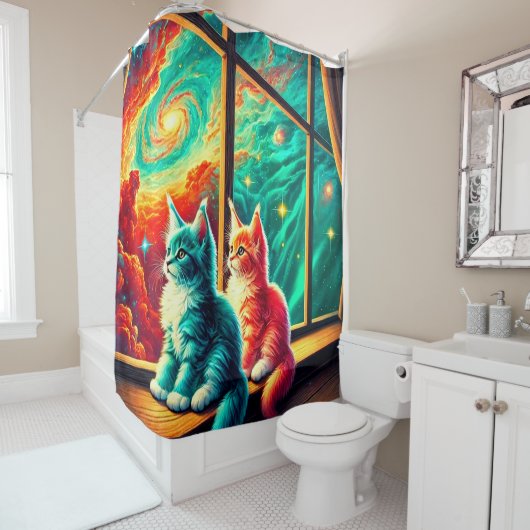 Kitten Art Duschvorhang (Beispiel)