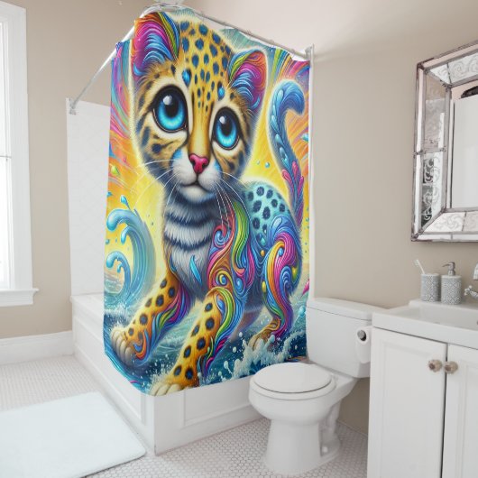 Kitten Art Duschvorhang (Beispiel)