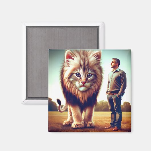 Kitten Art Magnet (Vorderseite/Rückseite)