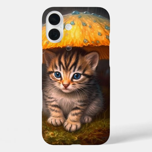 Kitten Art Phone Case (Rückseite)