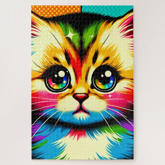 Kitten Art Puzzle (Vertikal)