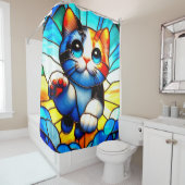 Kitten Artwork Duschvorhang (Beispiel)