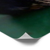 Kitten auf dem Dach Poster (Ecke)