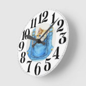 Kitten auf der Uhr (Winkel)