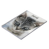 Kitten Baby Cat Art Journal Notizblock (Linke Seite)