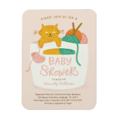 Kitten Baby Shower Magnet (Vertikal)