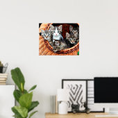 Kitten Basket Poster (Heimbüro)