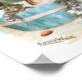 Kitten Bath von Louis Wain Poster (Ecke)