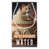 Kitten Birthday Cake - Birthday Kleine Geschenktüte (Rückseite)