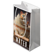 Kitten Birthday Cake - Birthday Kleine Geschenktüte (Vorderseite Schrägansicht)