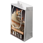 Kitten Birthday Cake - Birthday Kleine Geschenktüte (Rückseite Schrägansicht)