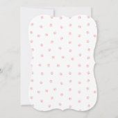 Kitten Birthday Einladung mit blumengeschmücktem G (Rückseite)