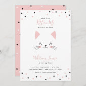 Kitten Birthday Party Einladungen (Vorne/Hinten)