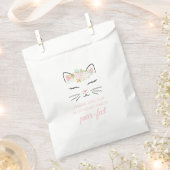 Kitten Birthday Party Gefallen Taschen Blumengesic Geschenktütchen (Ausgeschnitten)