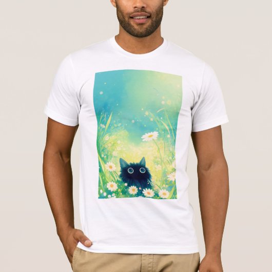 Kitten Blume Retreat T-Shirt (Vorderseite)