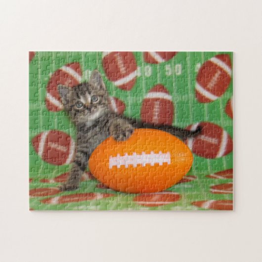 Kitten Bowl - Starring Patton! (Katze/Kätzchen) Puzzle (Horizontal)