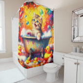 Kitten Bubble Bath Duschvorhang (Beispiel)