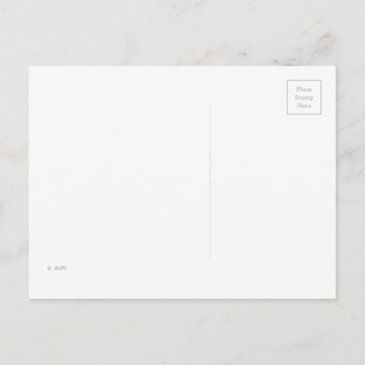 Kitten & Bunny mit Regenbogen Postkarte (Rückseite)