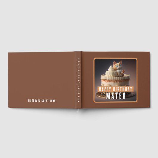 Kitten Cake - Birthdays Gästebuch (Voll)