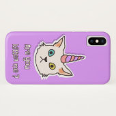 Kitten Case-Mate Barely iPhone X Hülle (Rückseite (Horizontal))