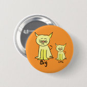 Kitten Cat Button (Vorne & Hinten)