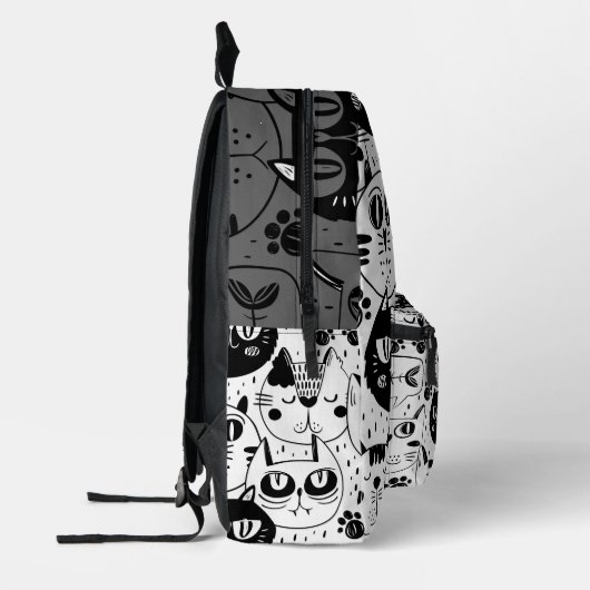 Kitten Cat Faces Backpack Bedruckter Rucksack (Links)