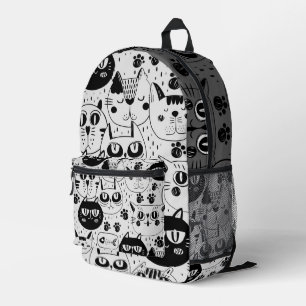 Kitten Cat Faces Backpack Bedruckter Rucksack