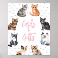Kitten Cat Geburtstagskarten und Geschenke Untersc