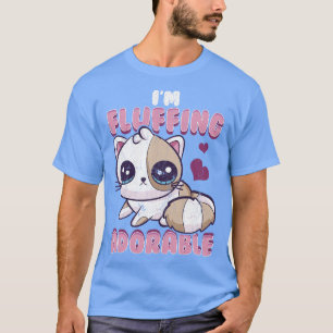 Kitten Cat Im Fluffing Adorable Niedliche Vintage T-Shirt