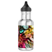 Kitten Cat Künstlerisch Design Edelstahlflasche (Rechts)