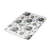 Kitten Cat Meow Badezimmer Badematte (Schrägansicht)