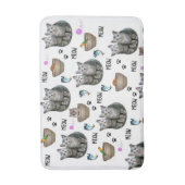 Kitten Cat Meow Badezimmer Badematte (Vorderseite Vertikal)