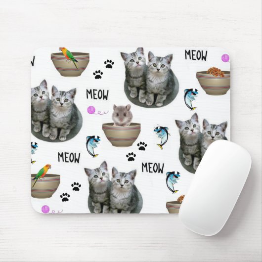 Kitten Cat Meow Maus Pad! Mousepad (Mit Mouse)