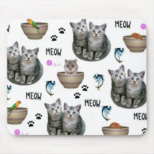Kitten Cat Meow Maus Pad! Mousepad (Vorne)