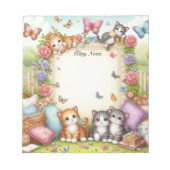 Kitten Cat Paradise Notizblock (Vorderseite)