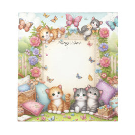 Kitten Cat Paradise Notizblock