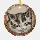 Kitten Cat Sleeping Ornament (Vorne)