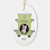 Kitten Cat Upload Foto Cat House Metal Ornament (Links)