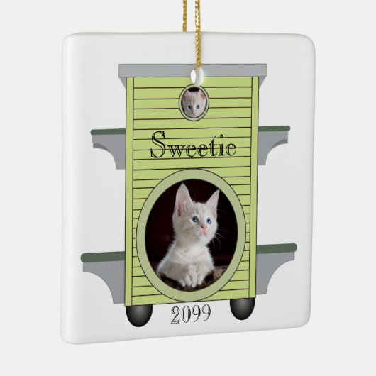 Kitten Cat Upload Foto Cat House Rahmen Keramikornament (Rechts)