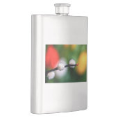 Kitten Cats Paw Blume Bloom Flachmann (Rechts)