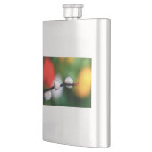 Kitten Cats Paw Blume Bloom Flachmann (Links)