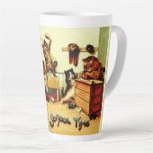 Kitten Classroom Chaos Louis Wain Milchtasse (Rechte Ecke)