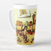 Kitten Classroom Chaos Louis Wain Milchtasse (Linke Ecke)